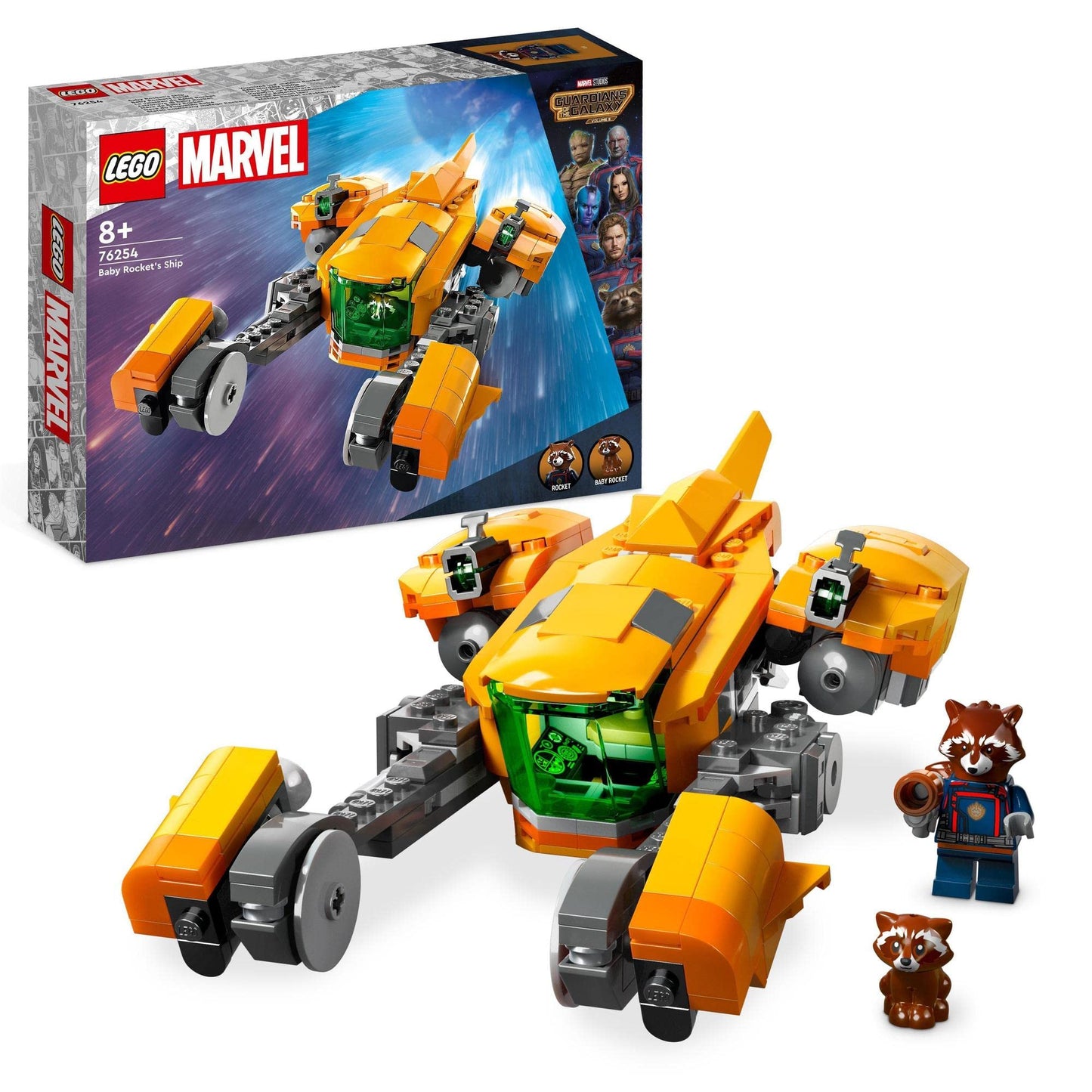 LEGO® Super Heroes Baby Rocket’s Ship 76254 Building Toy Set