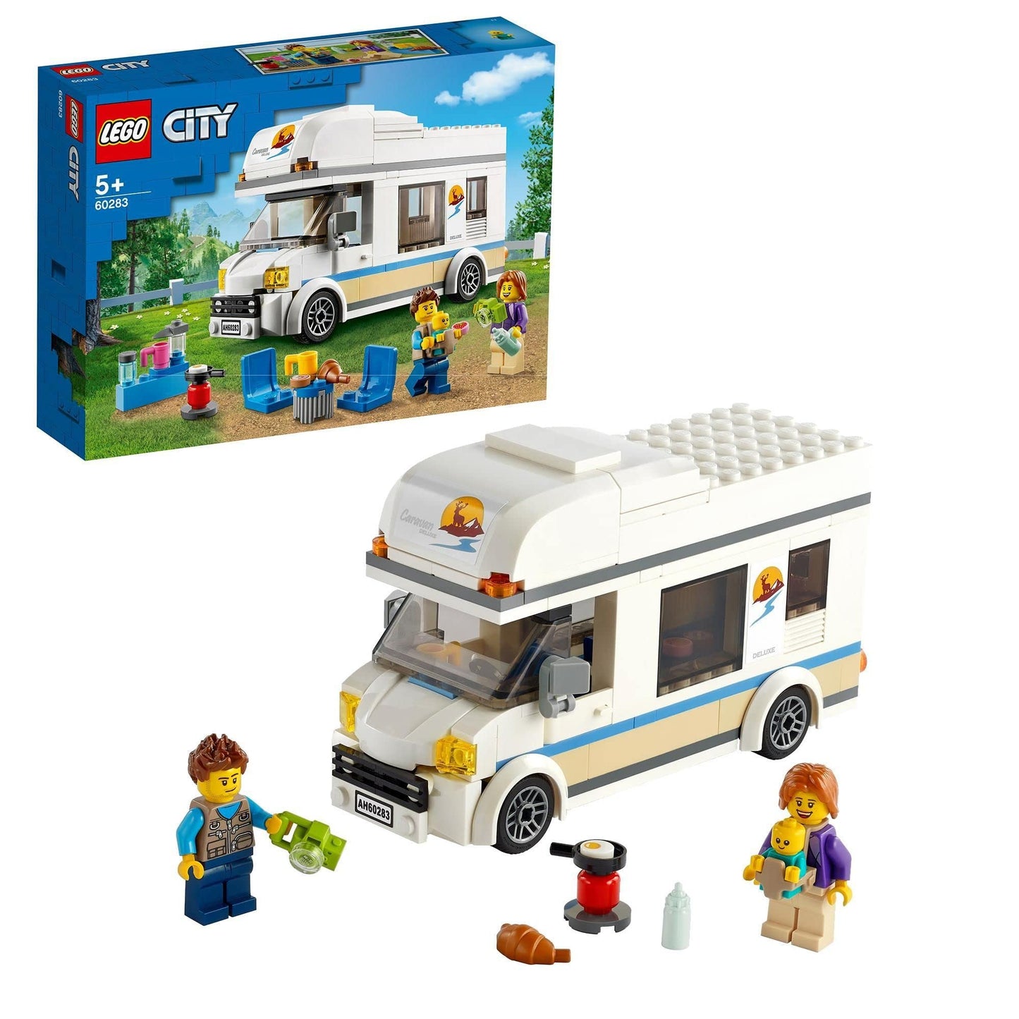 LEGO City Holiday Camper Van 60283 Building Kit, Toy Model for Kids Amazon