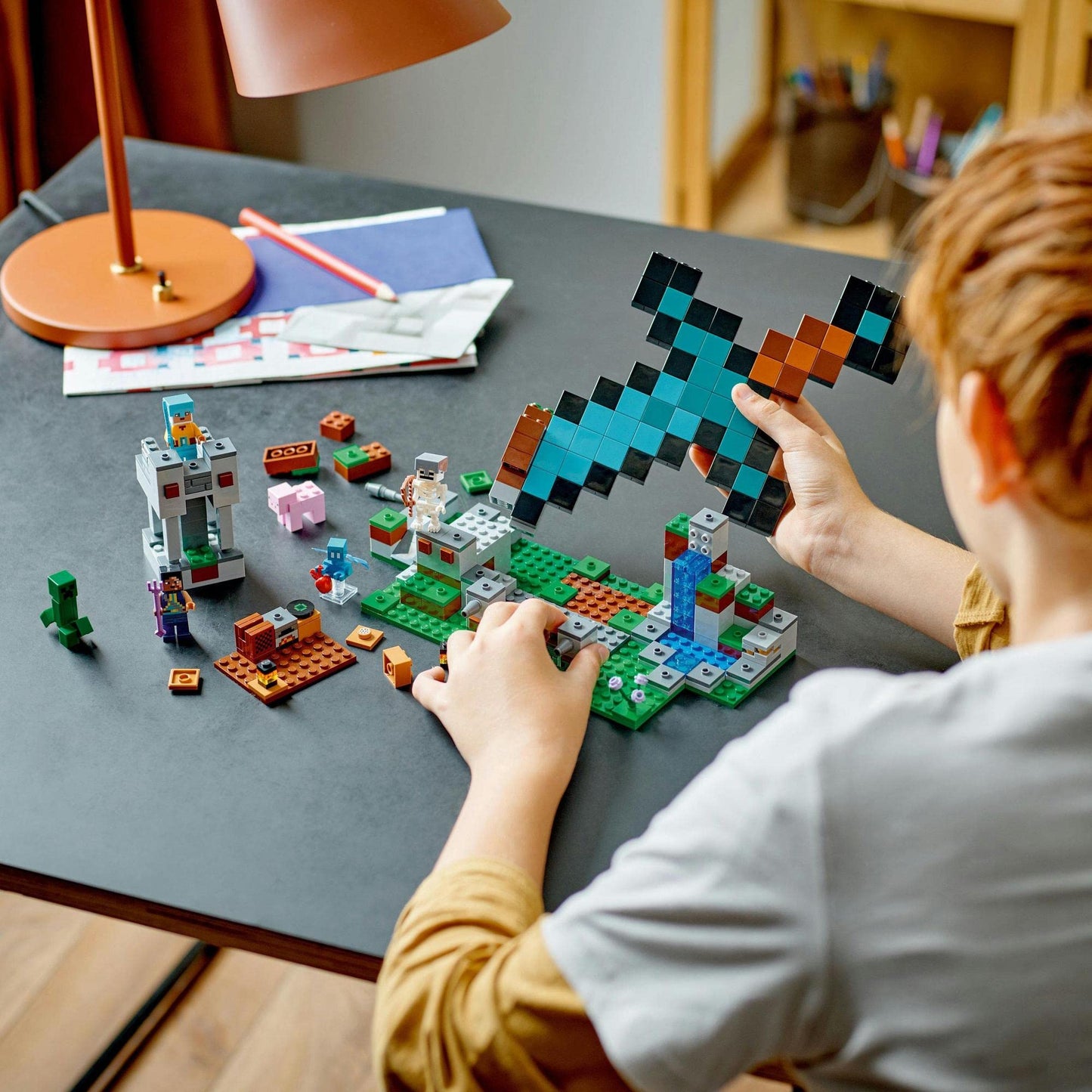 LEGO Minecraft The Sword Outpost 21244 Building Toy Amazon