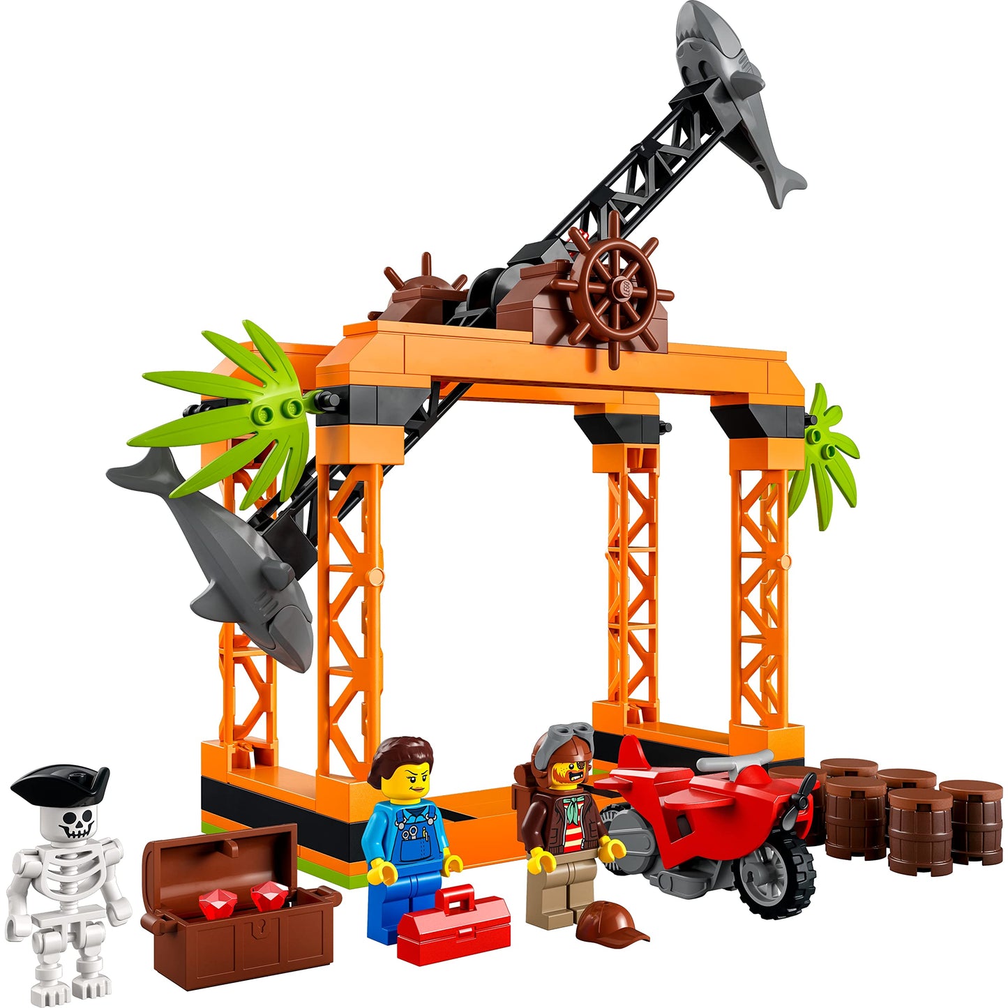LEGO City Stuntz The Shark Attack Stunt Challenge Adventure Series Toy Amazon