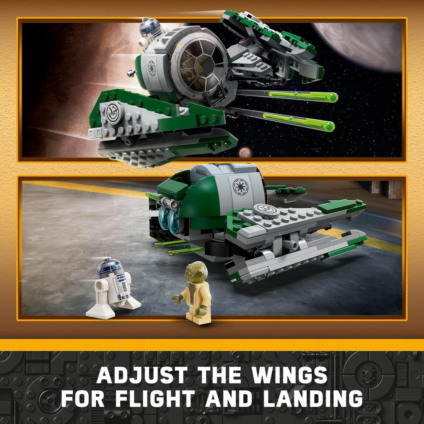 LEGO® Star Wars The Clone Wars Yoda’s Jedi Starfighter™ 75360 Amazon