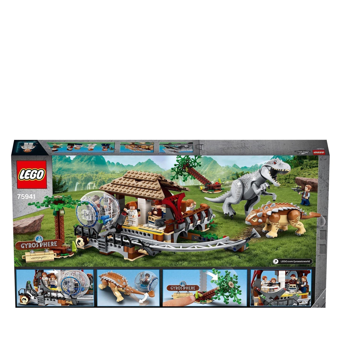 LEGO Jurassic World Indominus rex vs. Ankylosaurus 75941 Building Set
