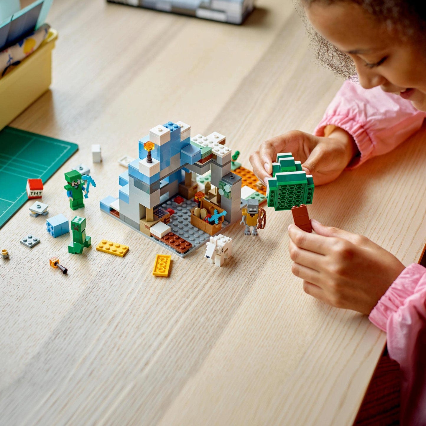 LEGO Minecraft The Frozen Peaks 21243 Building Toy Amazon