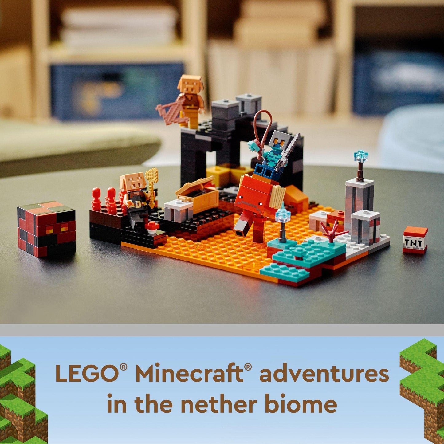 LEGO Minecraft The Nether Bastion 21185 Building Kit Amazon