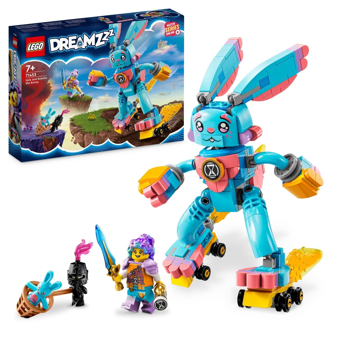 LEGO® DREAMZzz™ Izzie and Bunchu The Bunny 71453 Building Toy Set