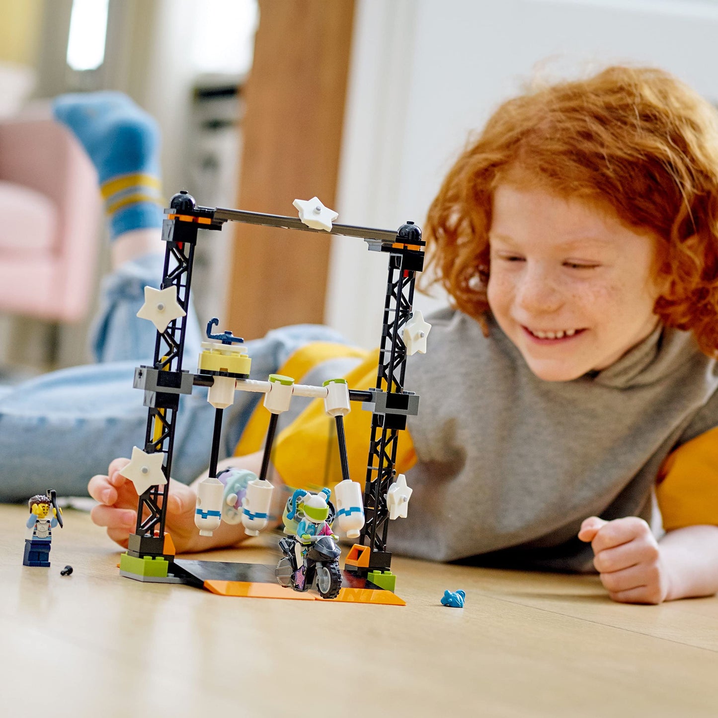 LEGO City Stuntz The Knockdown Stunt Challenge Playset Amazon