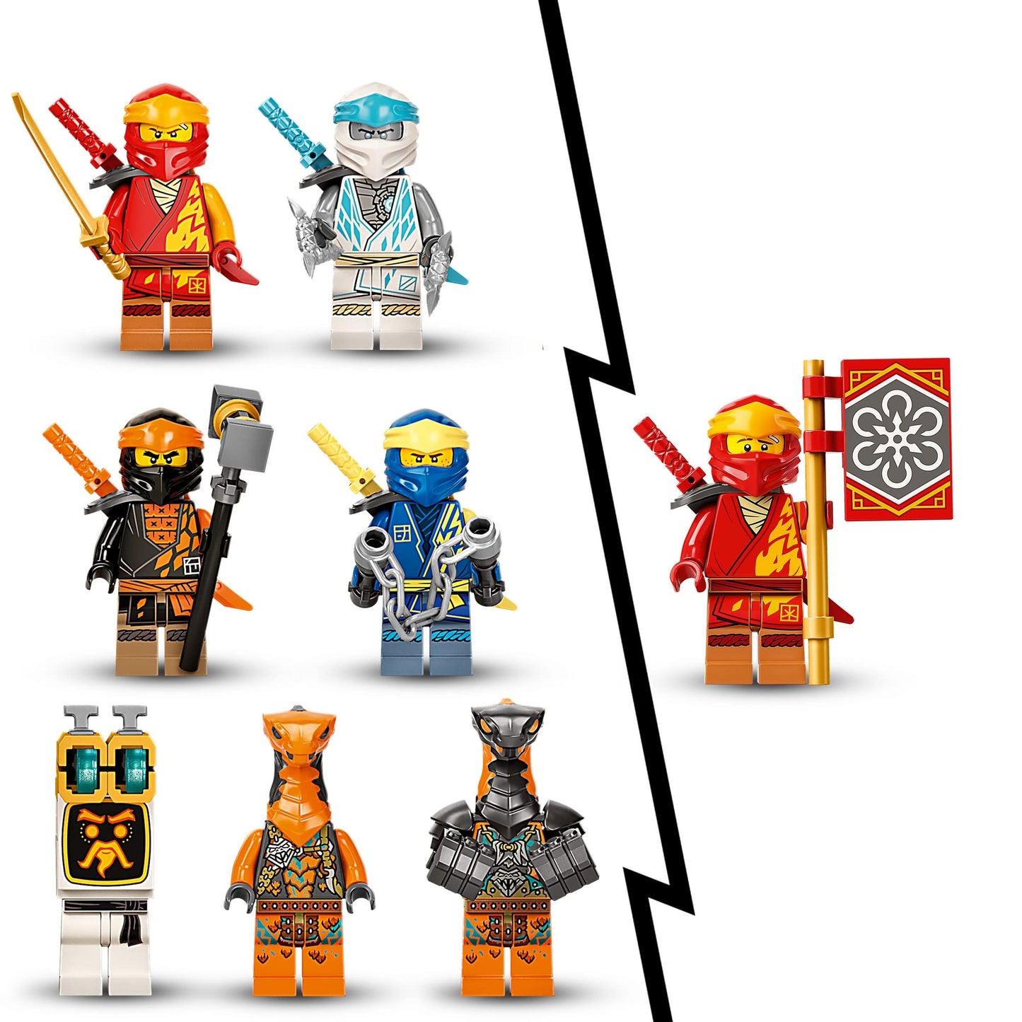 LEGO NINJAGO Ninja Ultra Combo Mech Vehicle Playset Building Kit 71765 Amazon