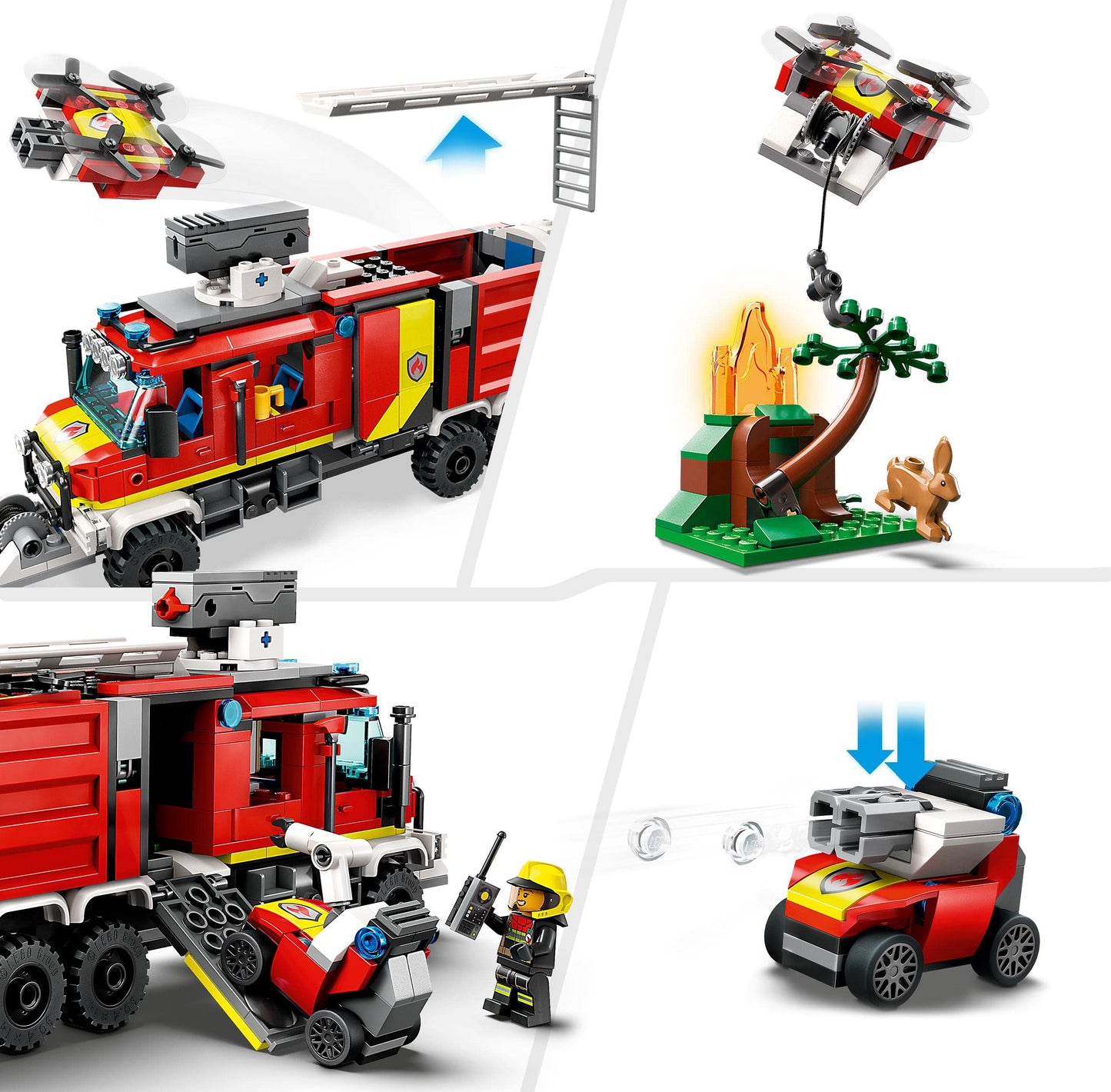 LEGO® City Fire Command Unit 60374 Building Toy Set Amazon