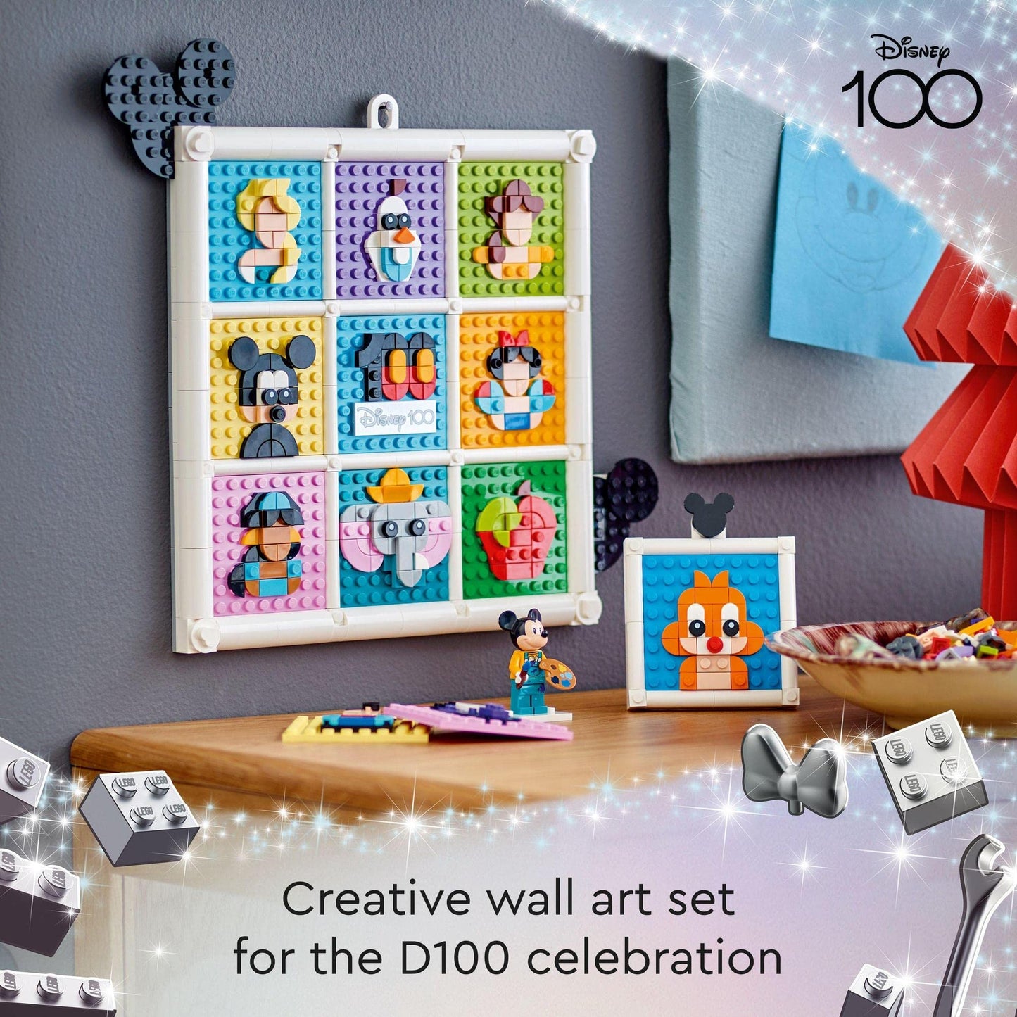 LEGO® Disney Classic 100 Years of Disney Animation Icons 43221 Building Toy Amazon