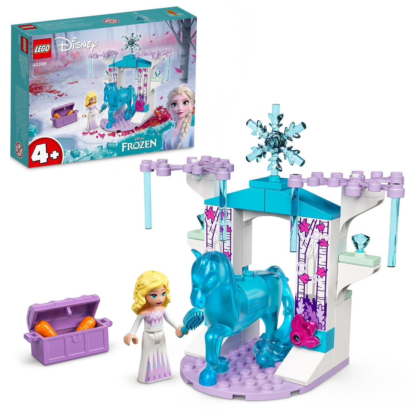LEGO Disney Princess Elsa and The Nokk’s Ice Stable 43209 Buildable Frozen Toy Amazon