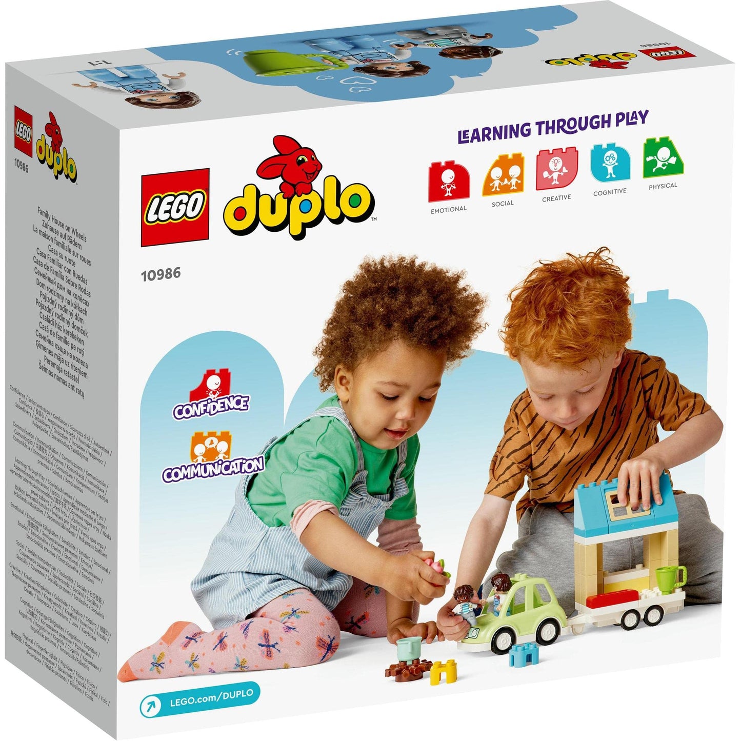 LEGO DUPLO Family House on Wheels 10986 Creative Building Toy Amazon