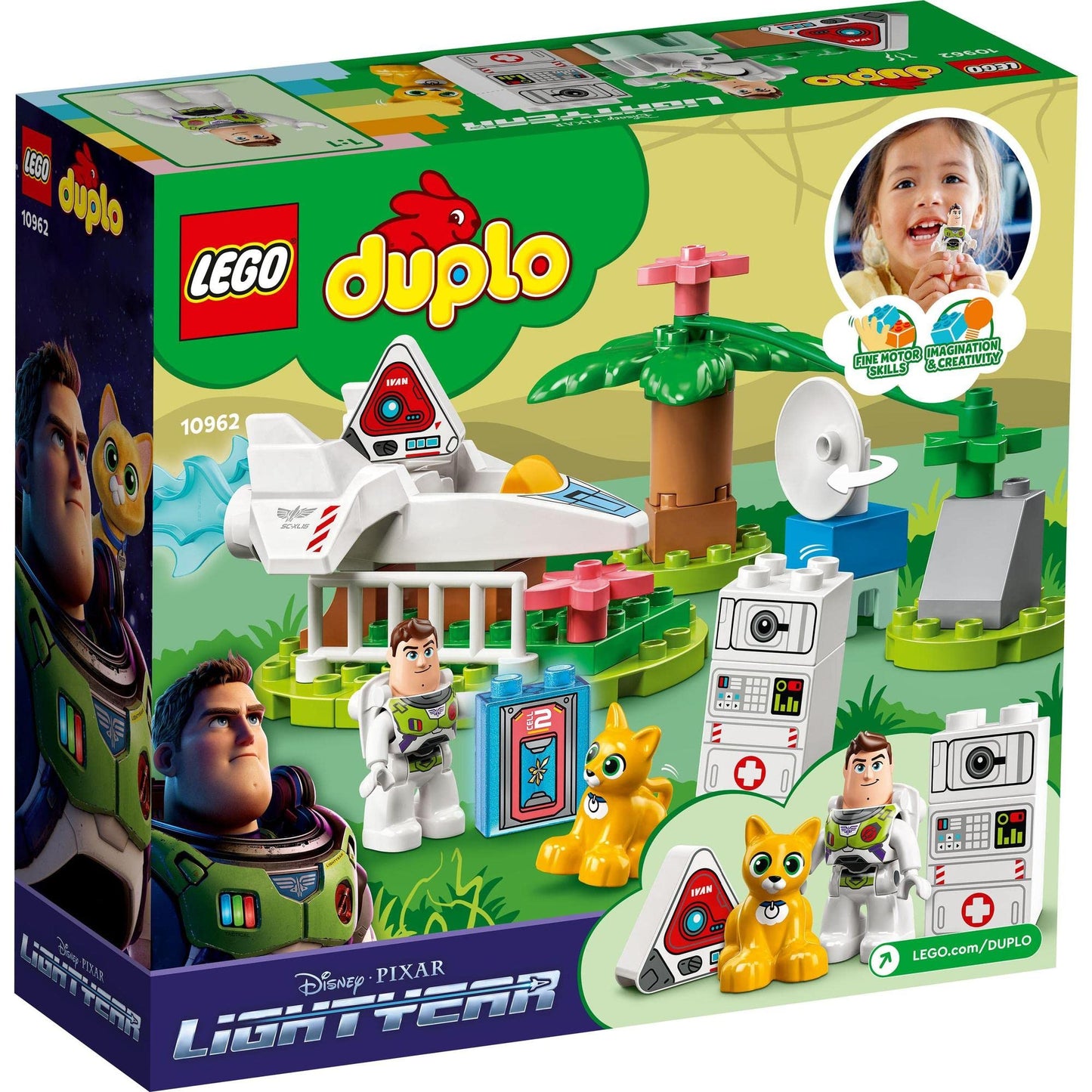 LEGO DUPLO Disney and Pixar Buzz Lightyear’s Planetary Mission Building Toy for Preschooler Space Fans Aged 2+ 10962 Amazon