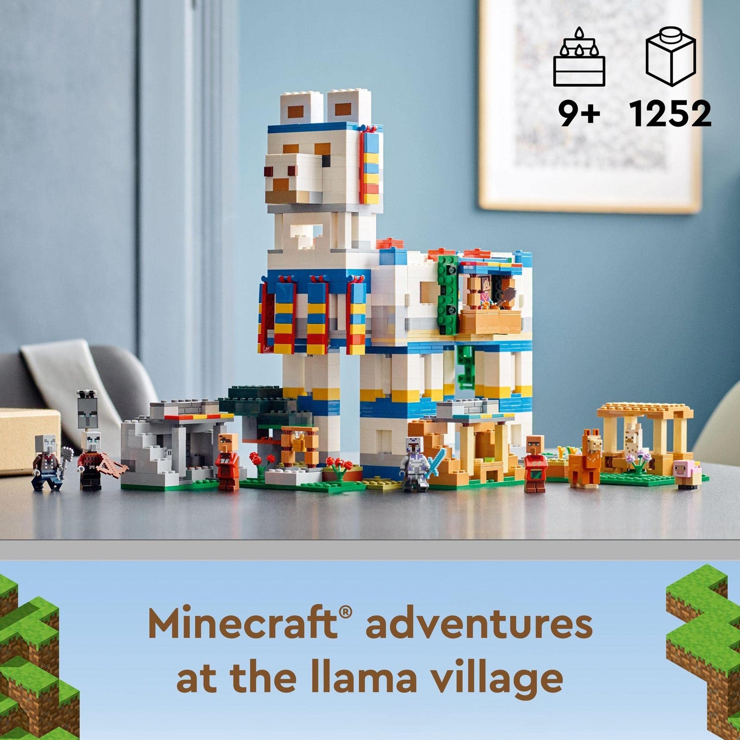 LEGO Minecraft The Llama Village Building Kit 21188 Amazon