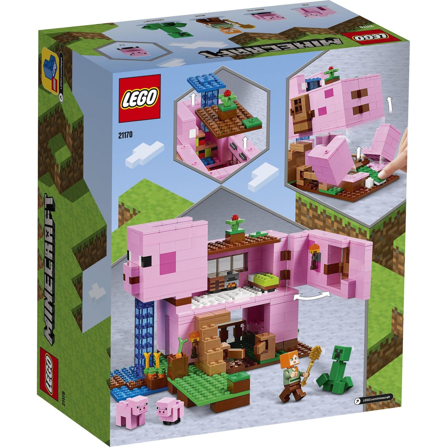 LEGO Minecraft The Pig House 21170 Brick Island