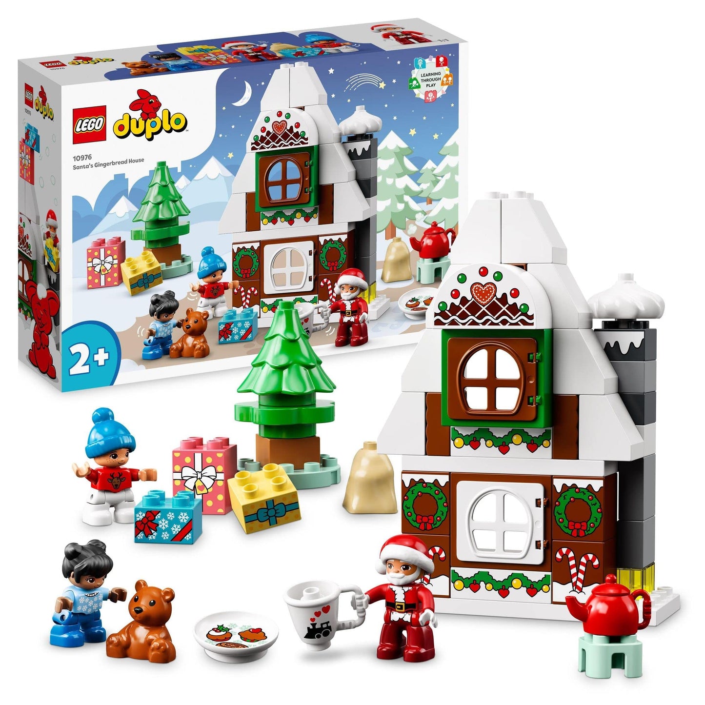 LEGO DUPLO Santa's Gingerbread House Toy Amazon