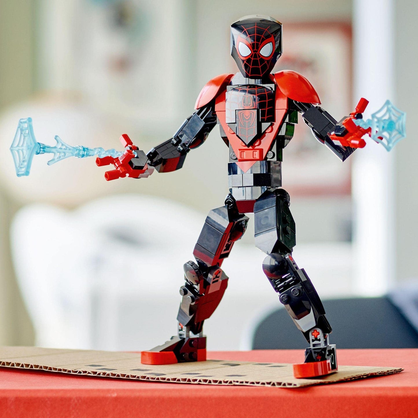 LEGO Marvel Miles Morales Figure Set, Fully Articulated Spider-Man Action Toy 76225 Amazon