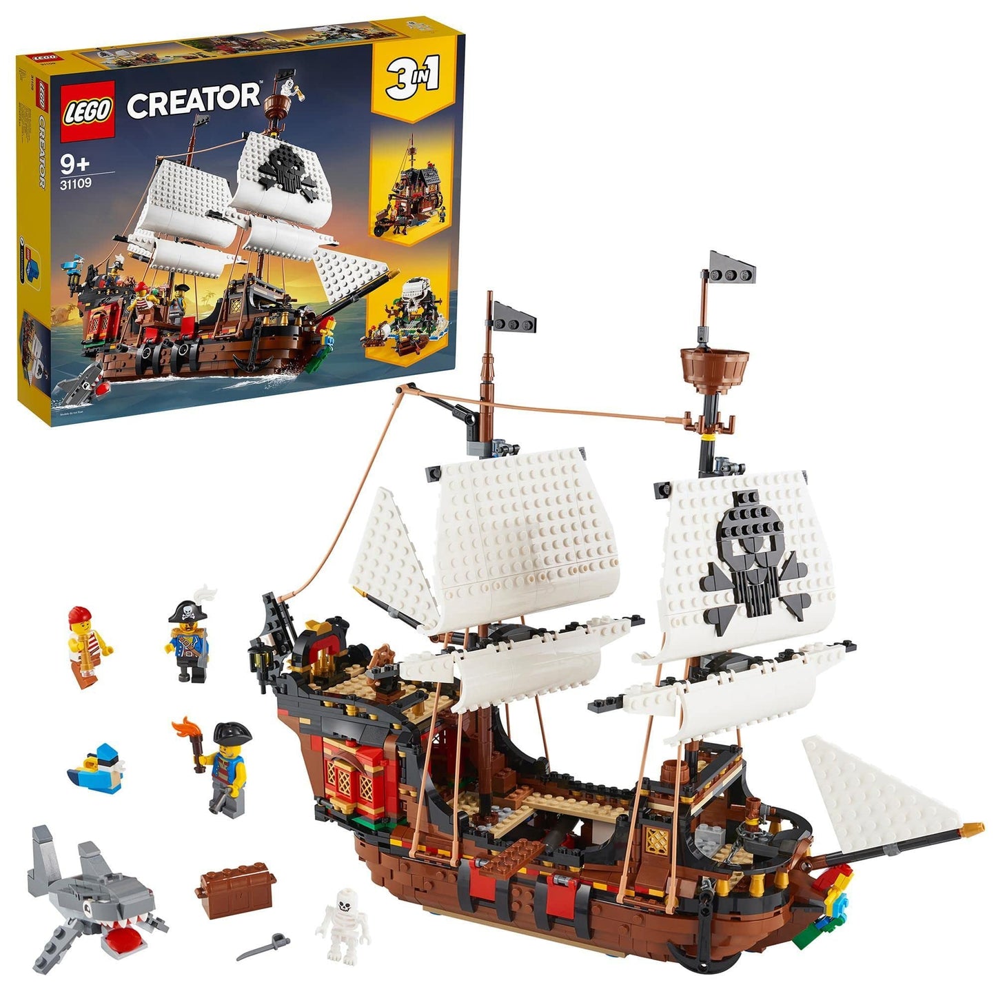 LEGO Creator 3in1 Pirate Ship 31109 Building Kit