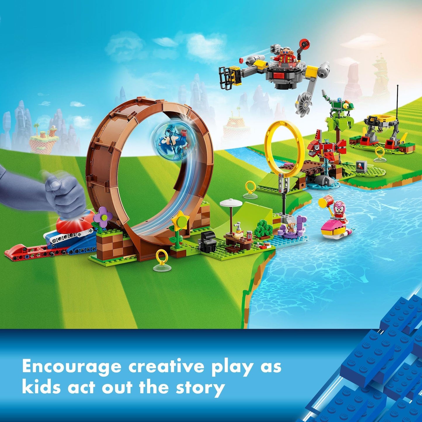 LEGO Sonic The Hedgehog™ Sonic’s Green Hill Zone Loop Challenge 76994 Building Toy
