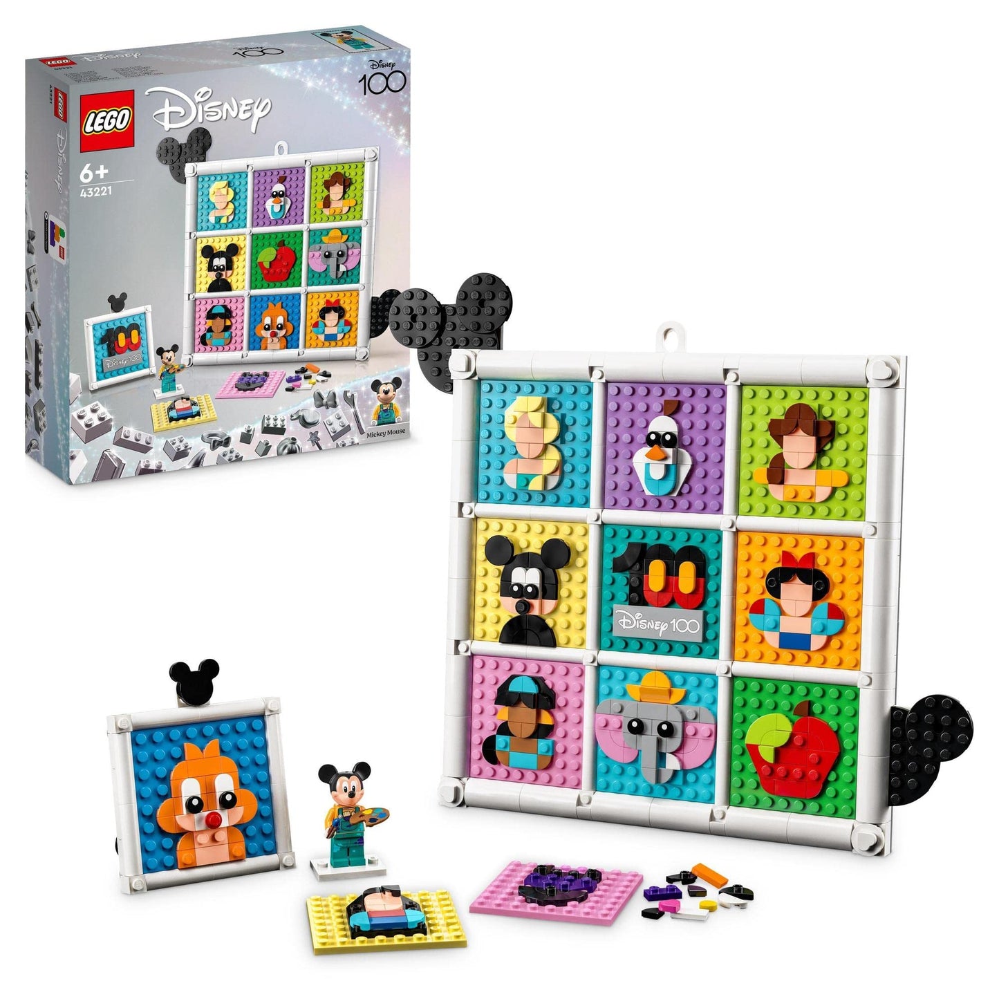 LEGO® Disney Classic 100 Years of Disney Animation Icons 43221 Building Toy Amazon