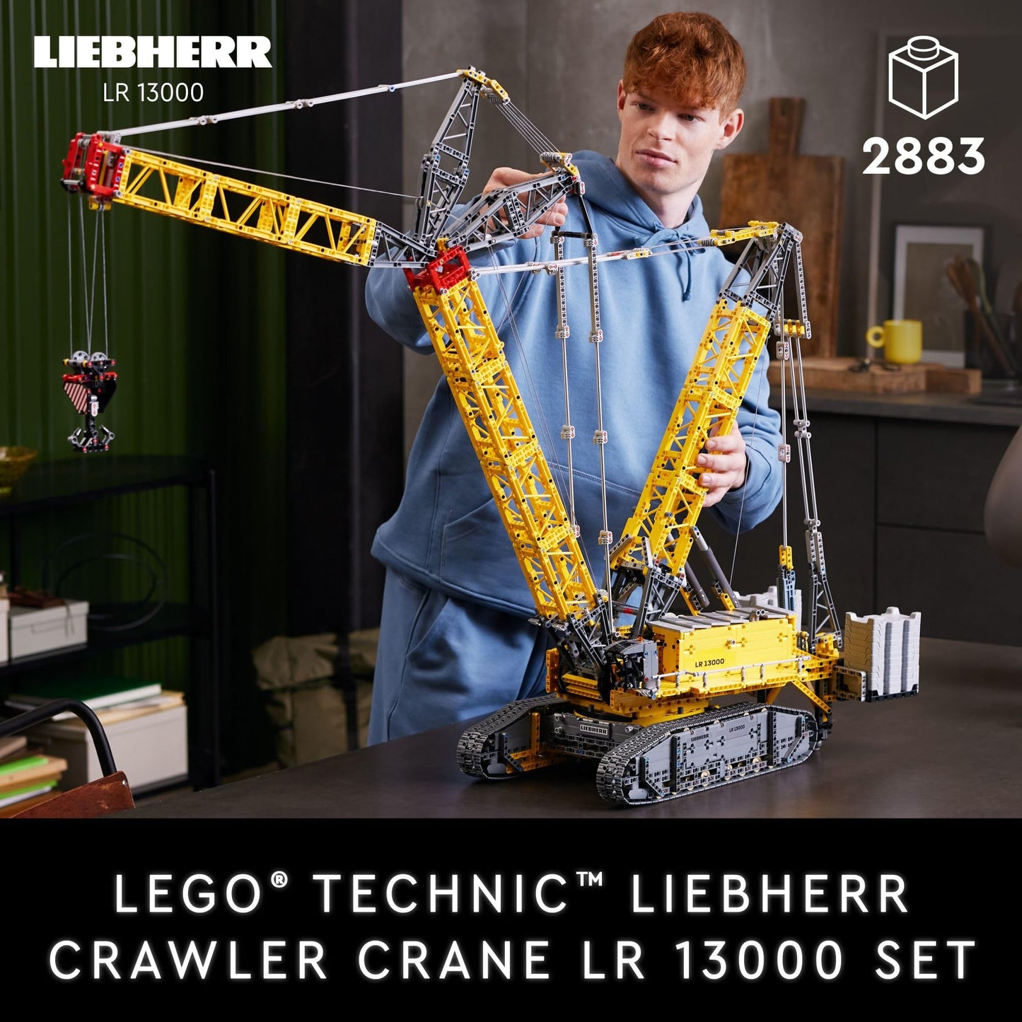 LEGO Technic Liebherr Crawler Crane LR 13000 42146 Advanced Building Amazon