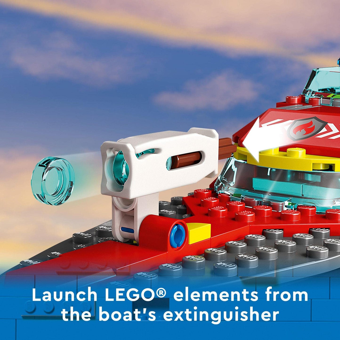 LEGO® City Fire Rescue Boat 60373 Building Toy Amazon