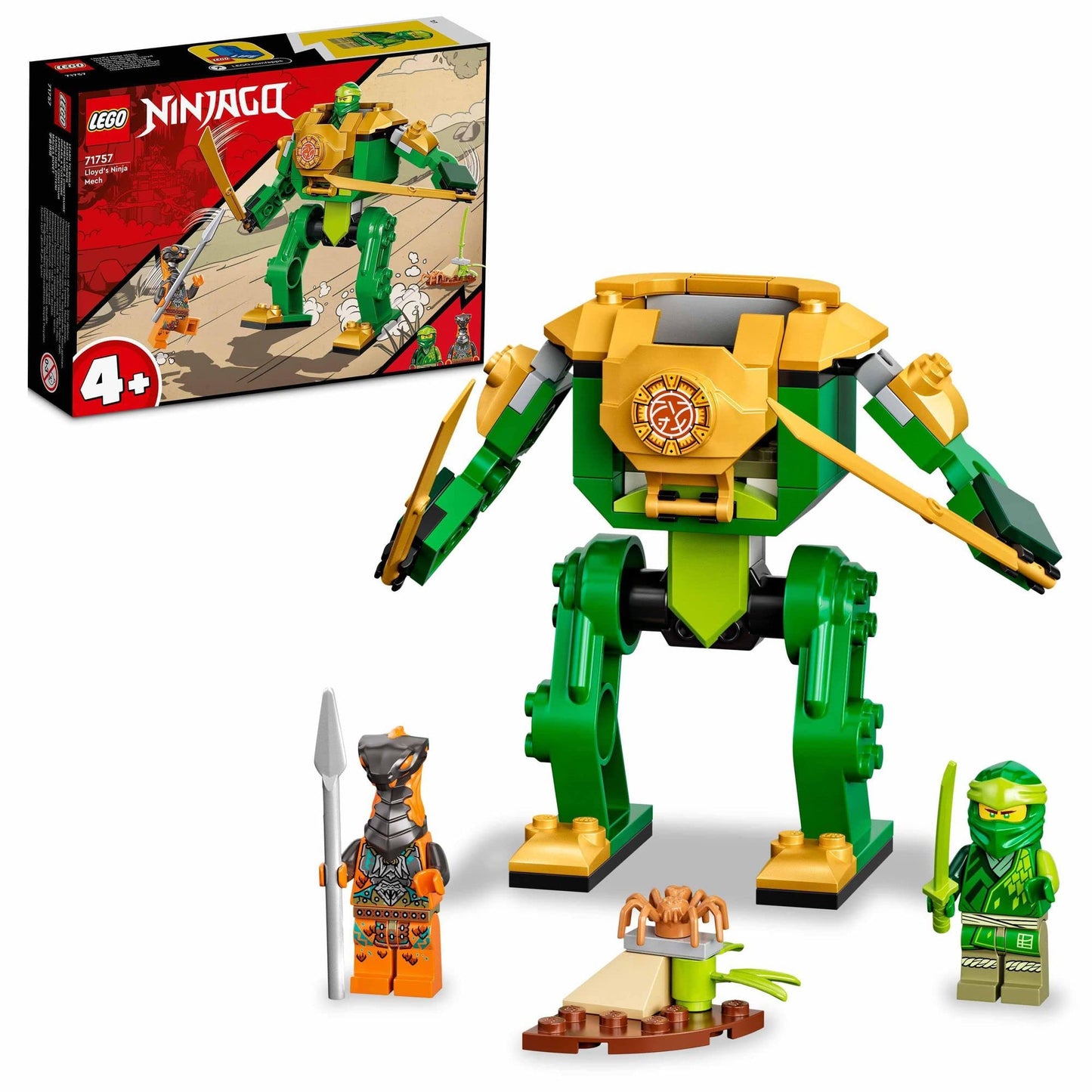 LEGO NINJAGO Lloyd’s Ninja Mech Beginner LEGO Set Building 71757