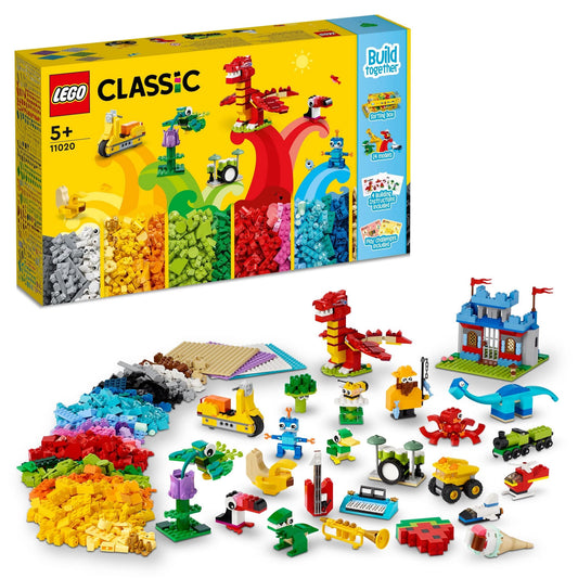 LEGO Classic Build Together Set, 24 Buildable Toy 11020 Amazon