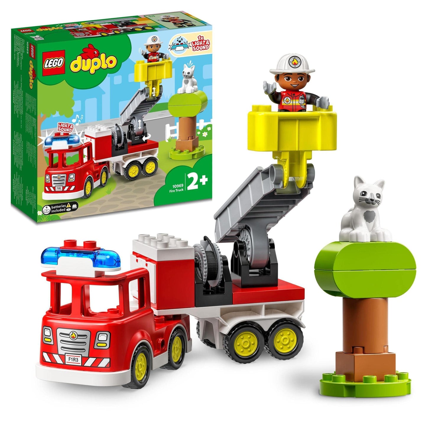 LEGO DUPLO Rescue Fire Engine 10969 Building Toy Amazon