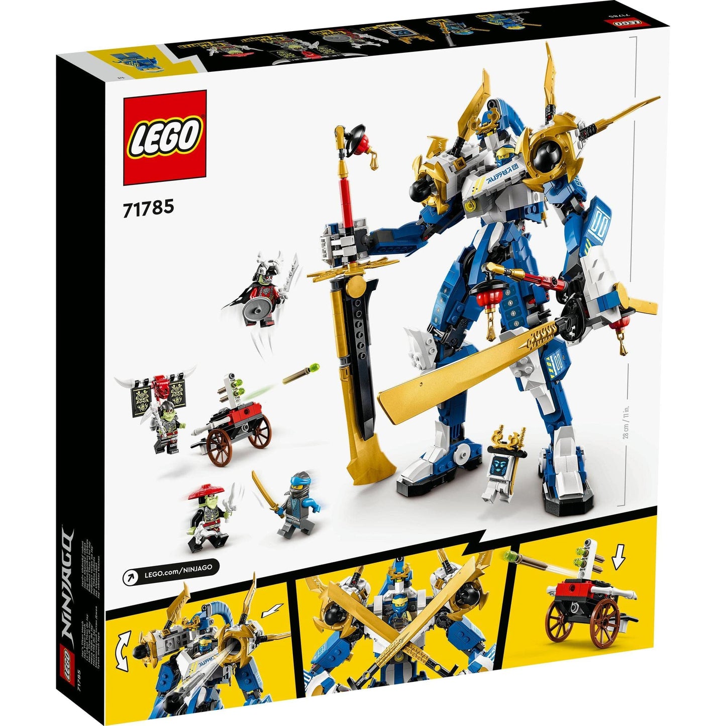 LEGO NINJAGO Jay’s Titan Mech 71785 Amazon
