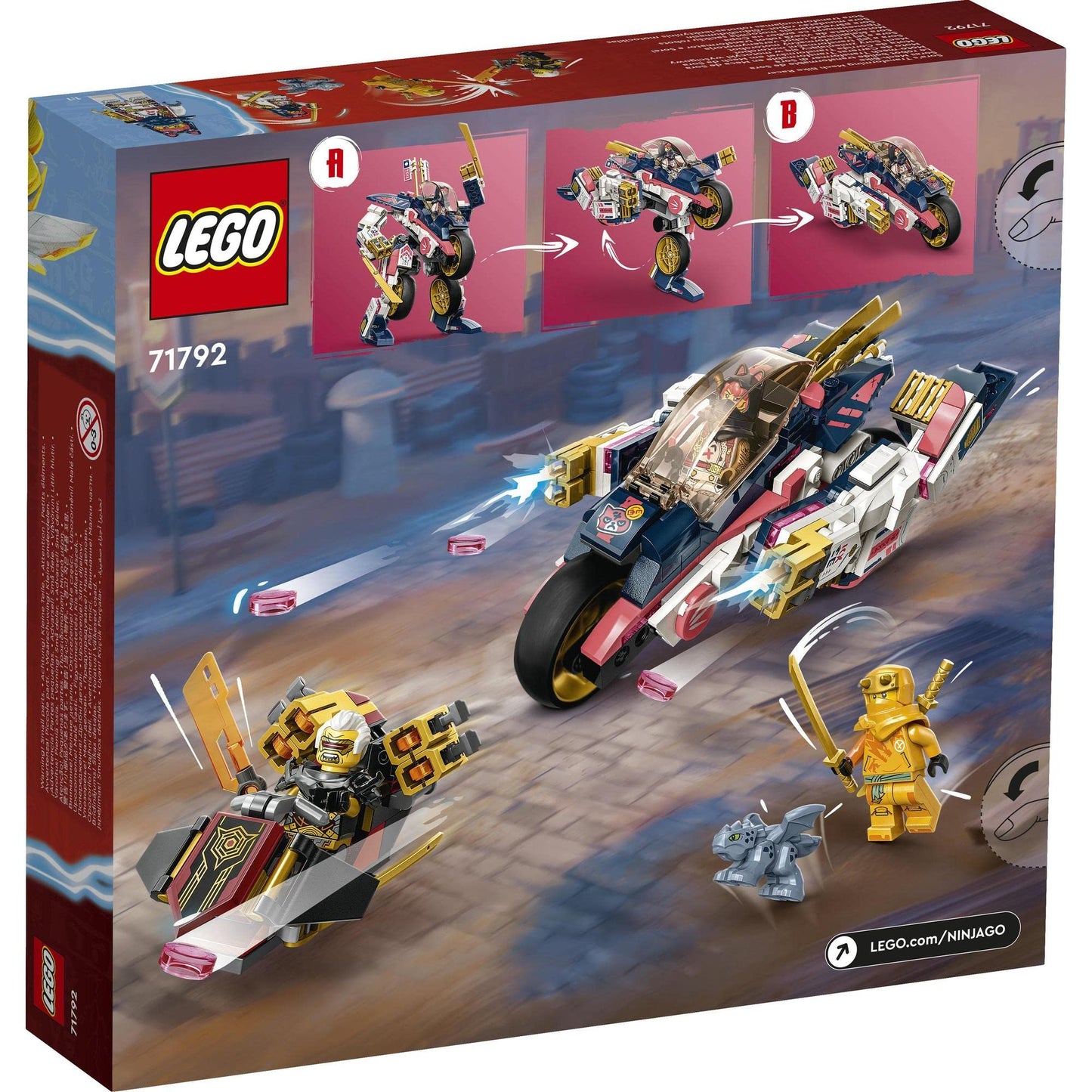 LEGO® NINJAGO® Sora’s Transforming Mech Bike Racer 71792 Amazon