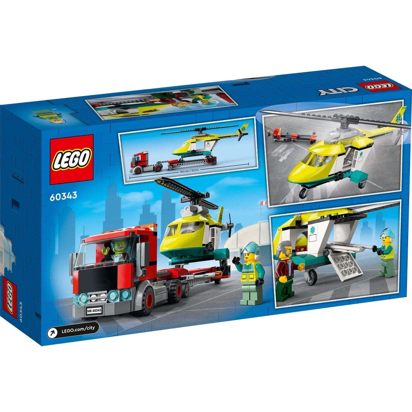 LEGO City Rescue Helicopter Transport 60343