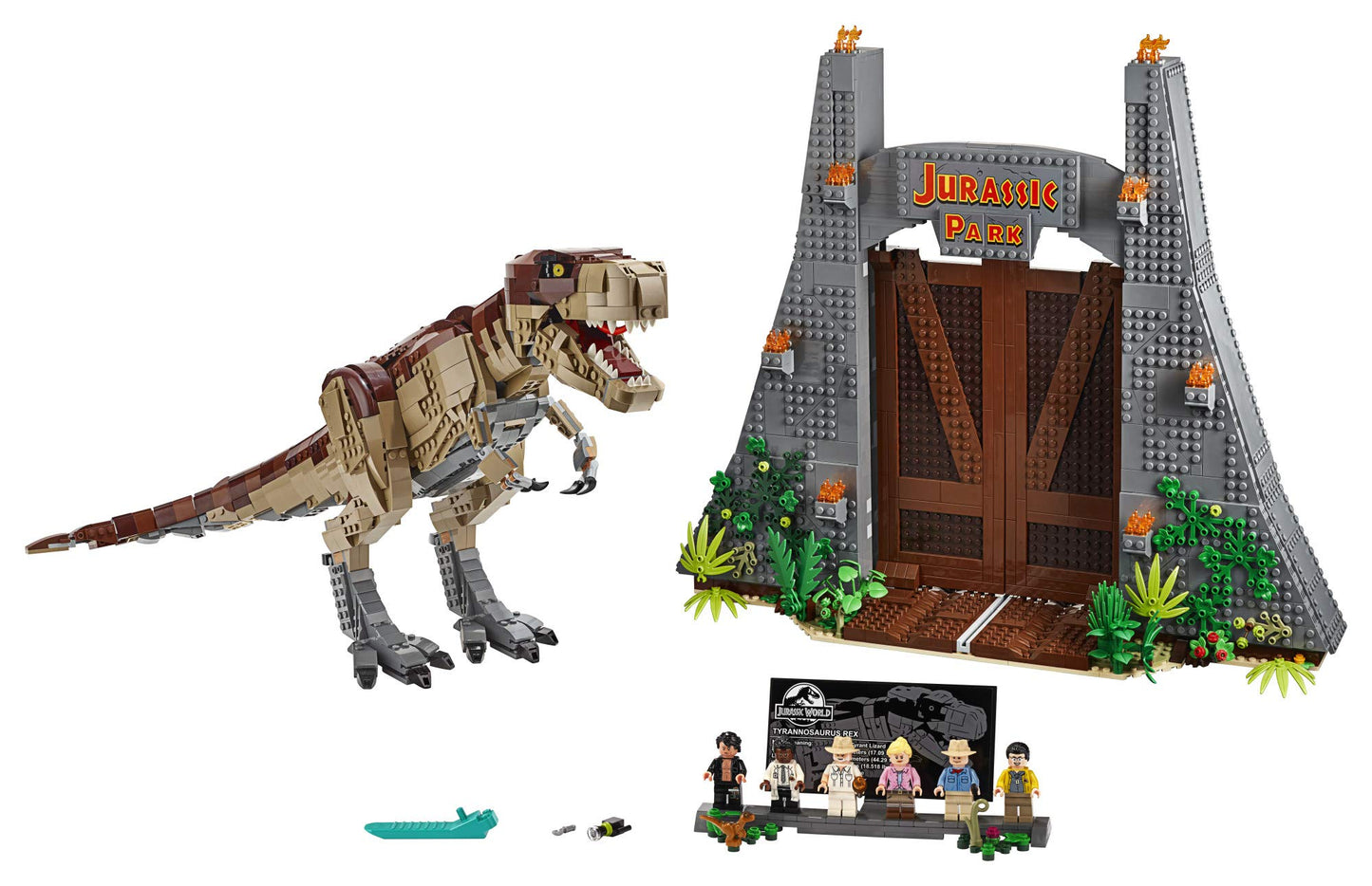 LEGO Jurassic World Jurassic Park: T. rex Rampage 75936 Building Kit Amazon