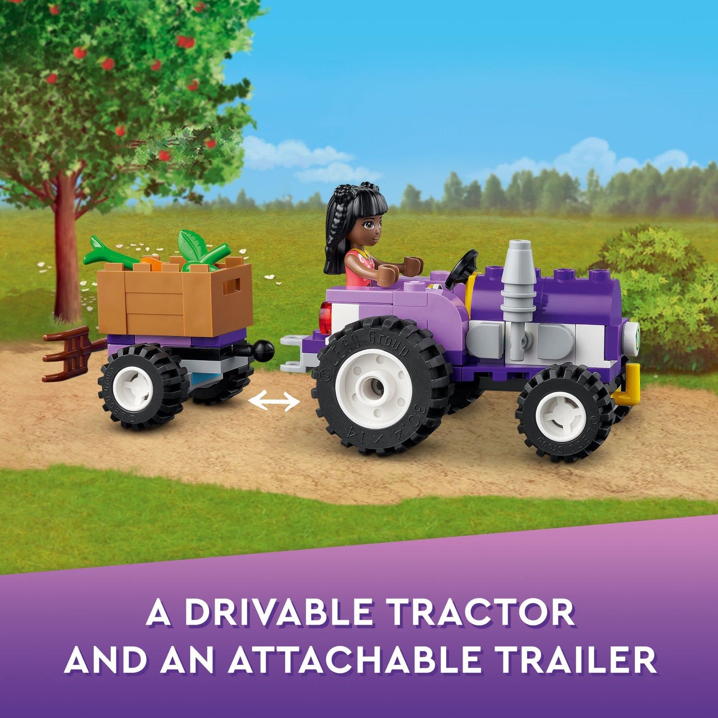 LEGO Friends Organic Farm 41721 Farmyard Amazon