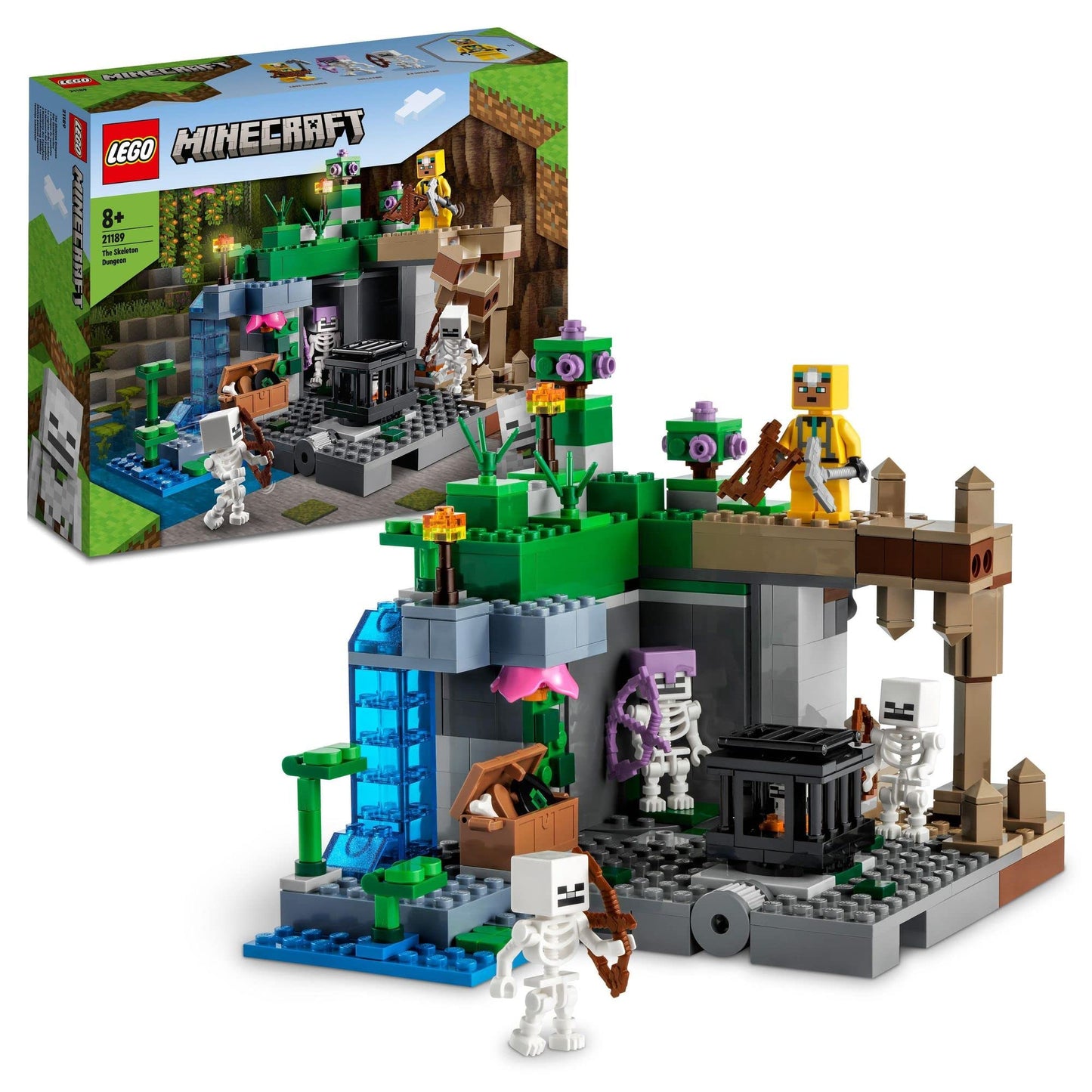 LEGO Minecraft The Skeleton Dungeon 21189 Amazon
