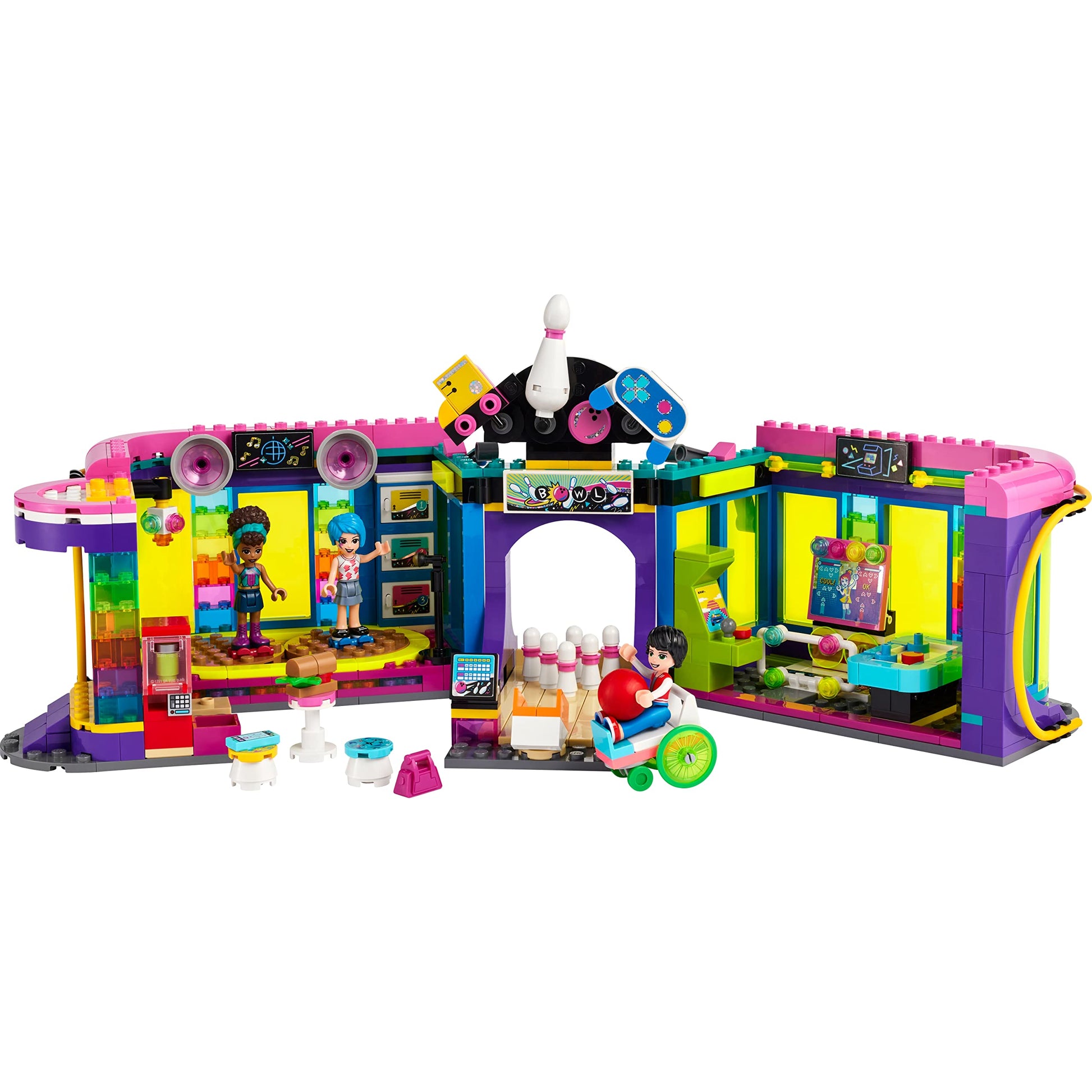 LEGO Friends Roller Disco Arcade with Toy  41708 Amazon