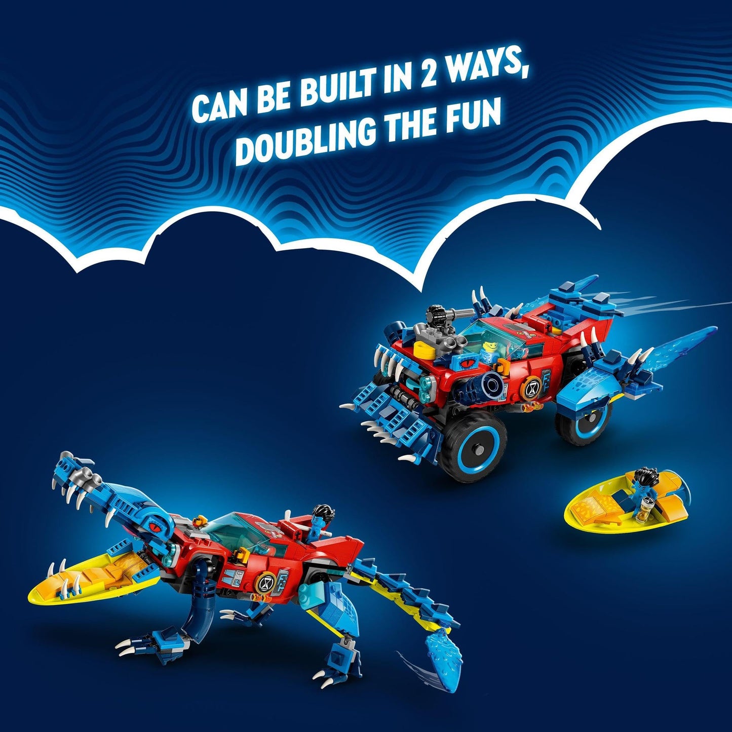 LEGO® DREAMZzz™ Crocodile Car 71458 Building Toy