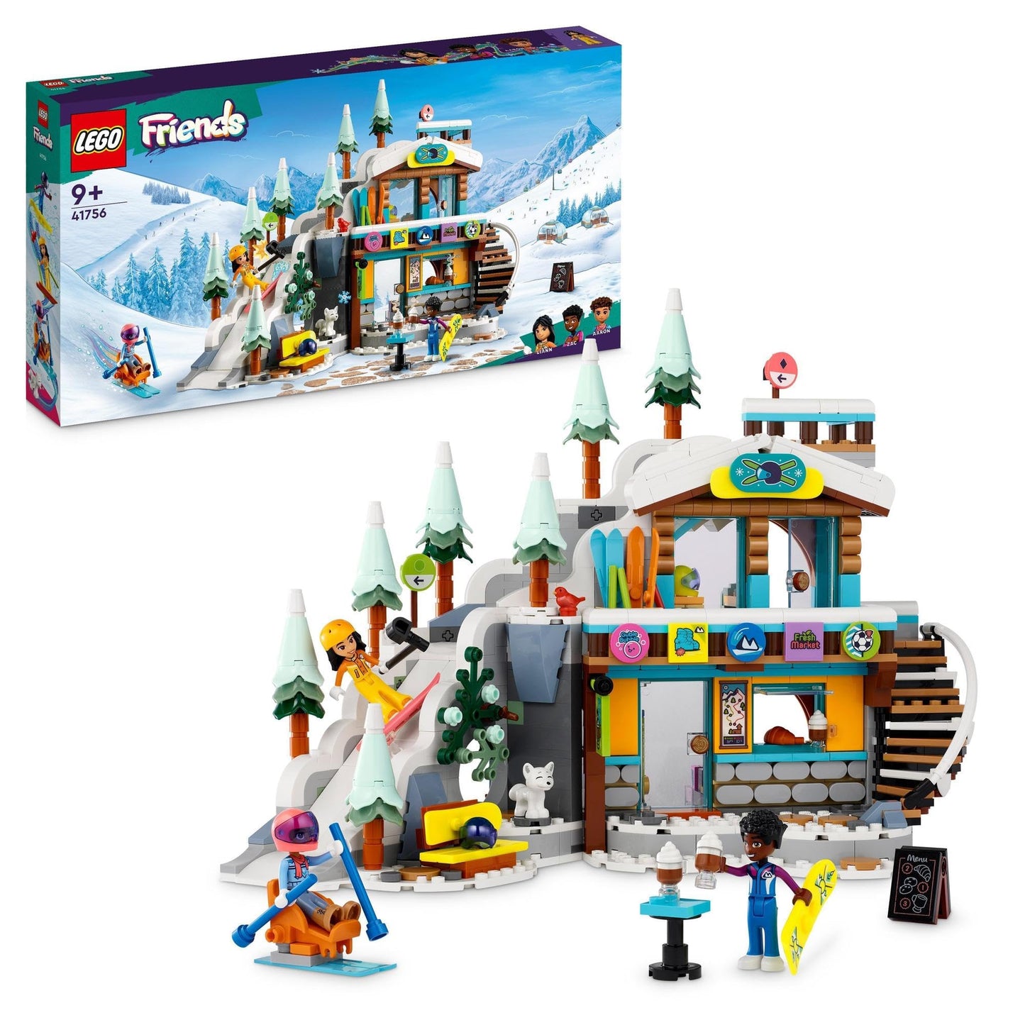 LEGO Friends Holiday Ski Slope and Café 41756 Amazon