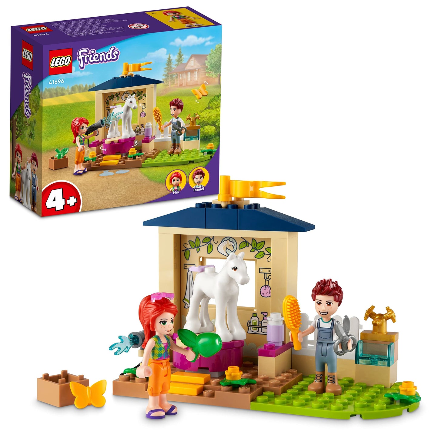 LEGO Friends Pony-Washing Stable Horse Toy