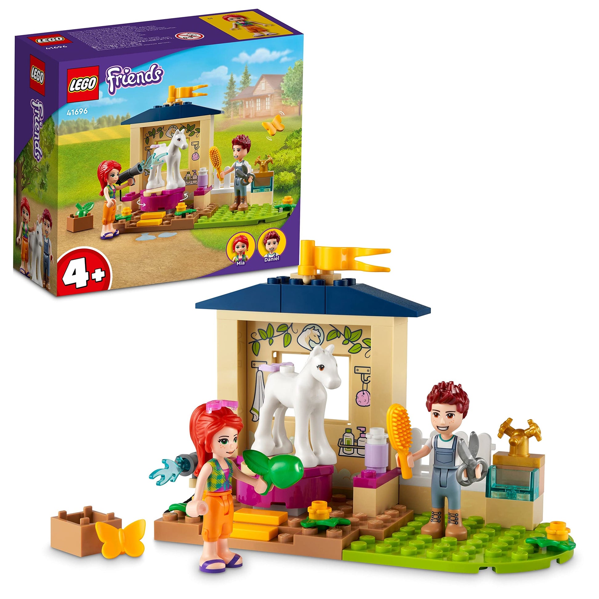 LEGO Friends Pony-Washing Stable Horse Toy Amazon