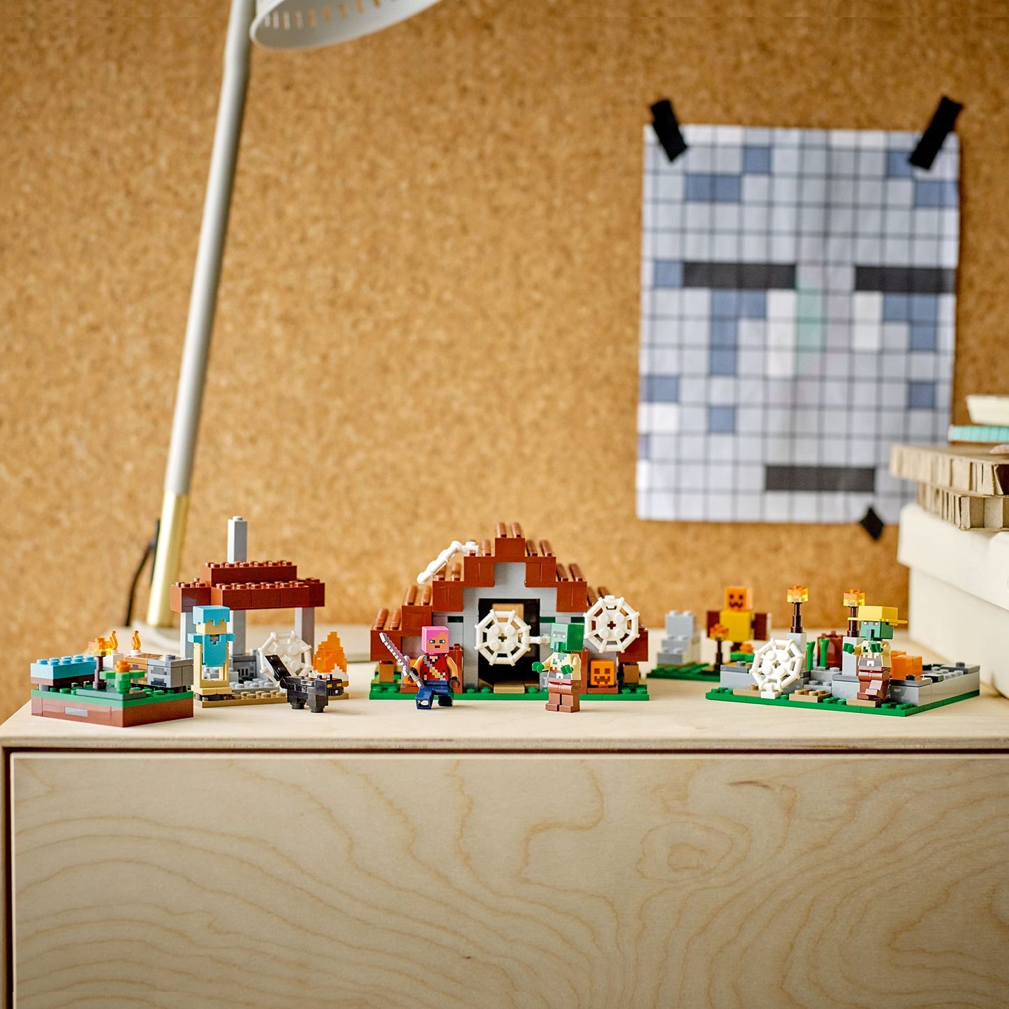 LEGO Minecraft The Abandoned Village Building Kit 21190 Amazon
