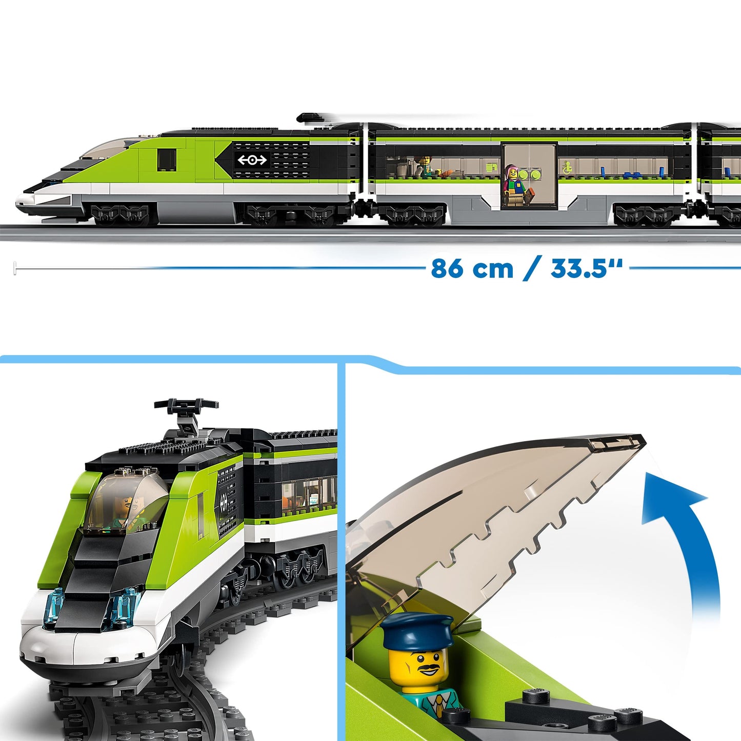 LEGO City Express Passenger Train 60337 Brick Island