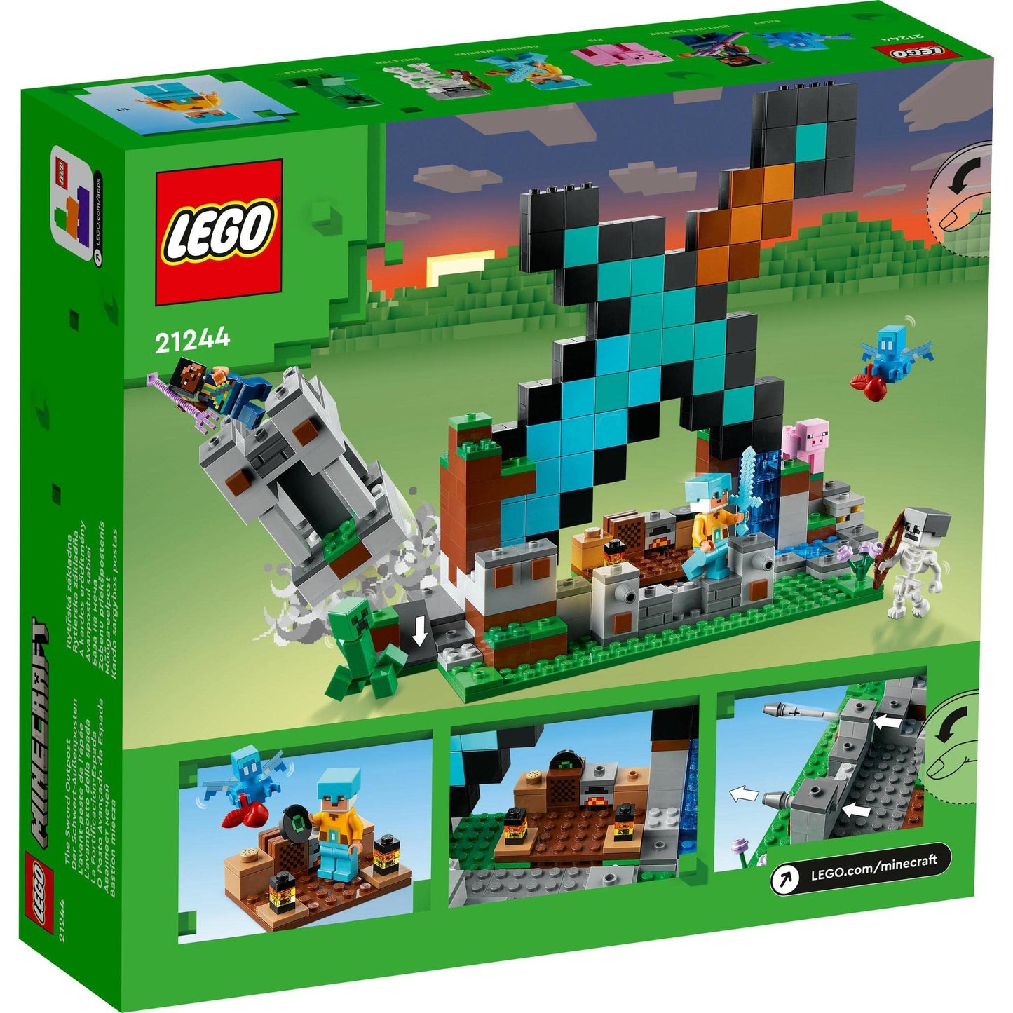 LEGO Minecraft The Sword Outpost 21244 Building Toy Amazon