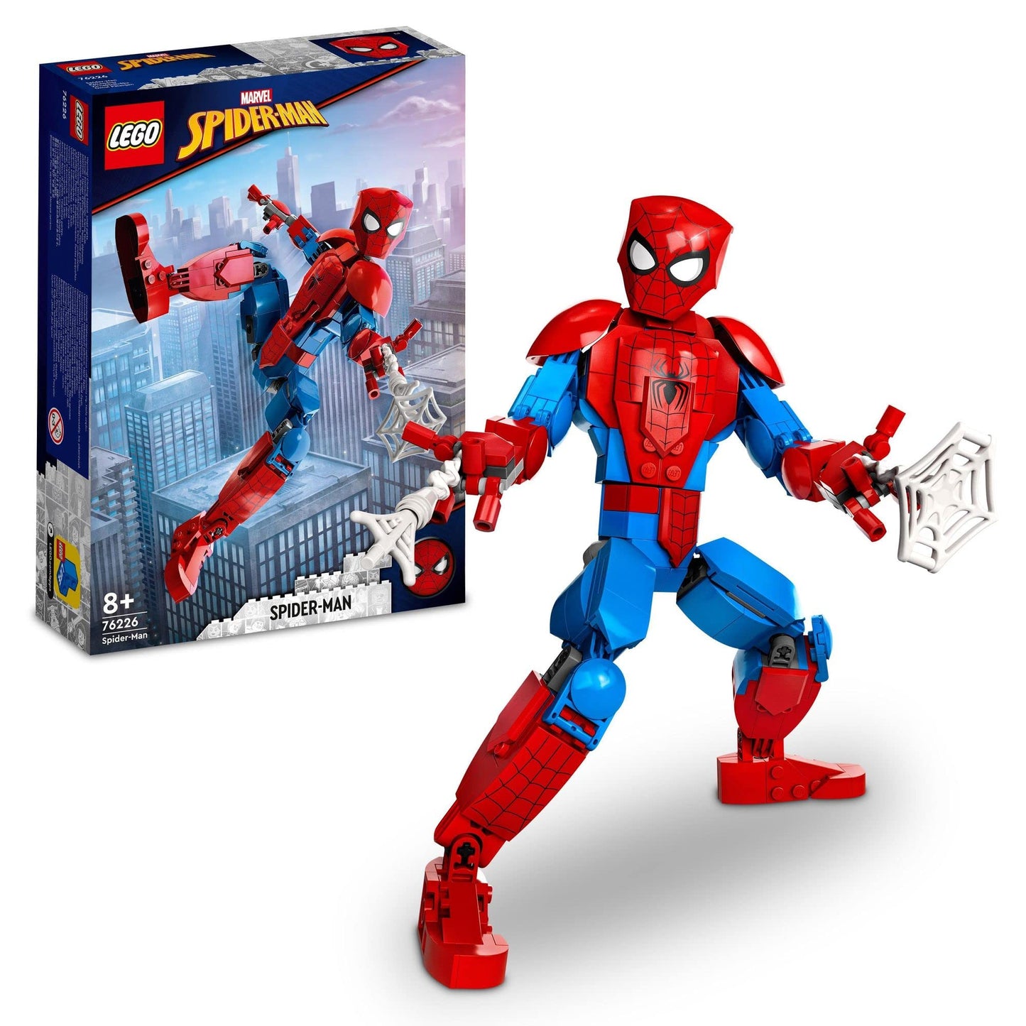 LEGO Marvel Spider-Man Figure, Fully Articulated Action Toy 76226