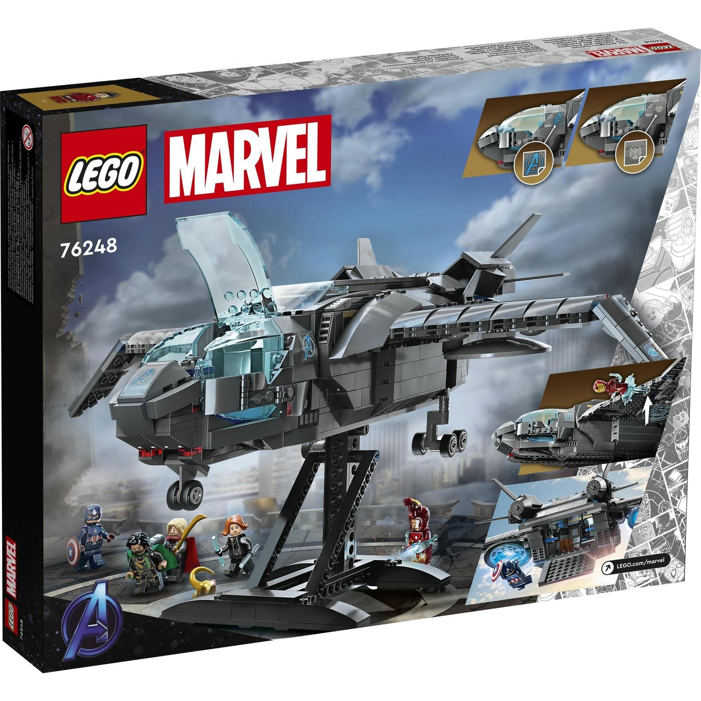 LEGO Super Heroes Marvel The Avengers Quinjet 76248 Building Toy