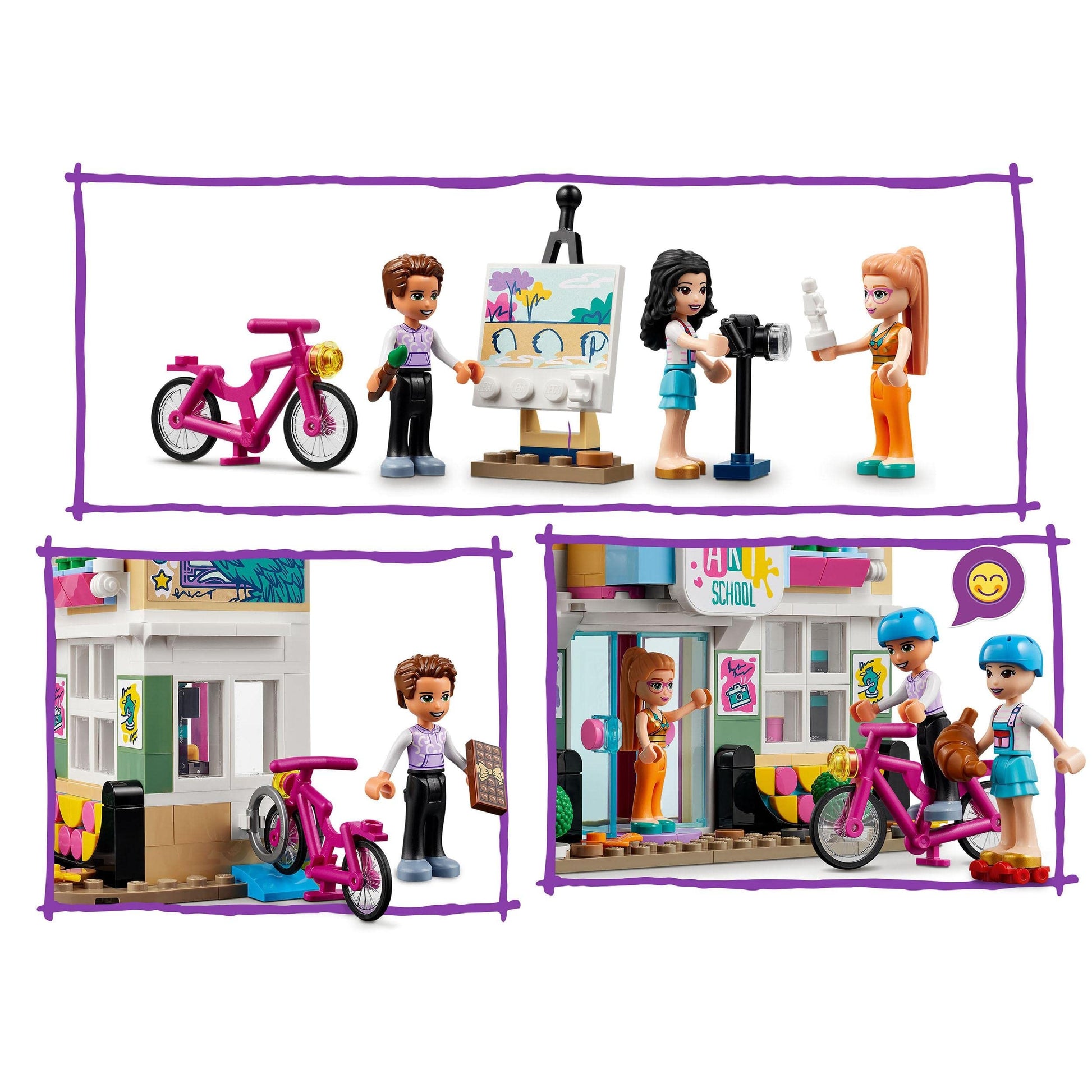 LEGO Friends Emma’s Art School 41711 Amazon