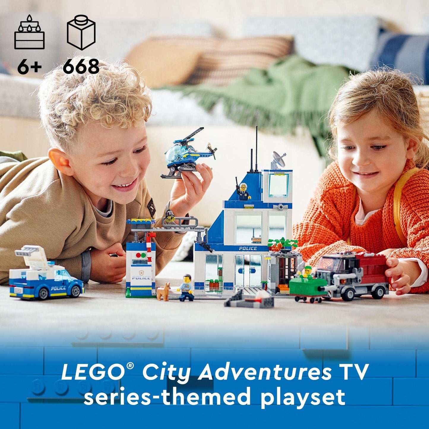 LEGO City Police Station 60316 Kids Building & Construction Toys