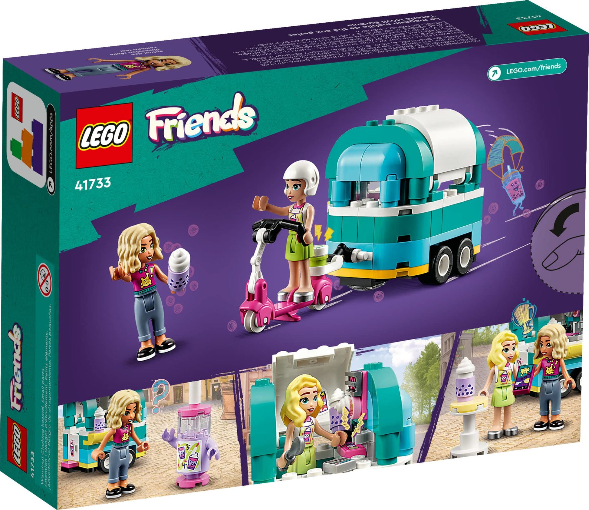 LEGO Friends Mobile Bubble Tea Shop 41733 Building Toy Amazon