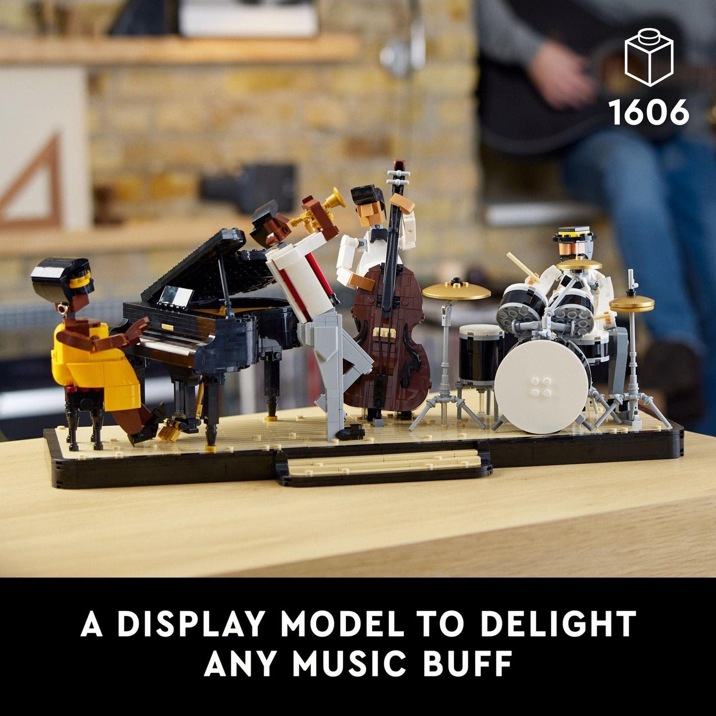 LEGO Ideas Jazz Quartet Building Kit; Build-and-Display Model for Adults Amazon