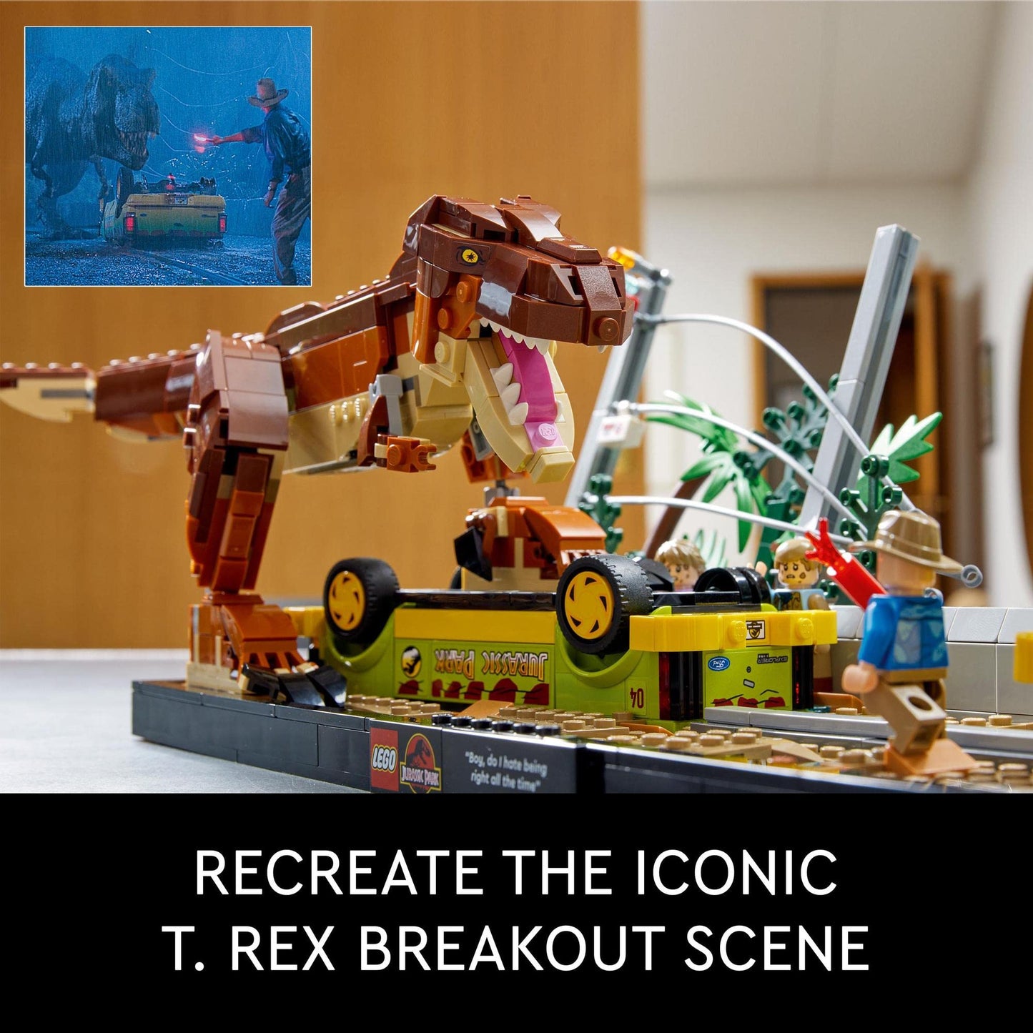 LEGO Jurassic Park T. rex Breakout 76956 Brick Island