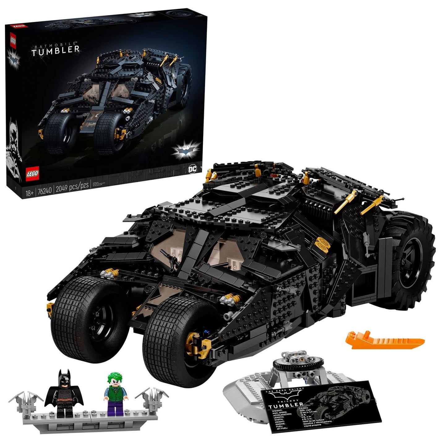 LEGO DC Super Heroes 76240 Batman Batmobile Tumbler Amazon